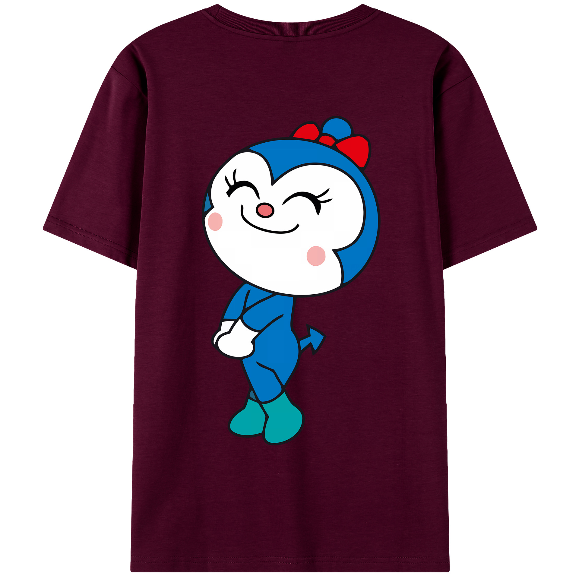 （画像用） アンパンマン Anpanman レディース半袖Tシャツ(バックプリント)